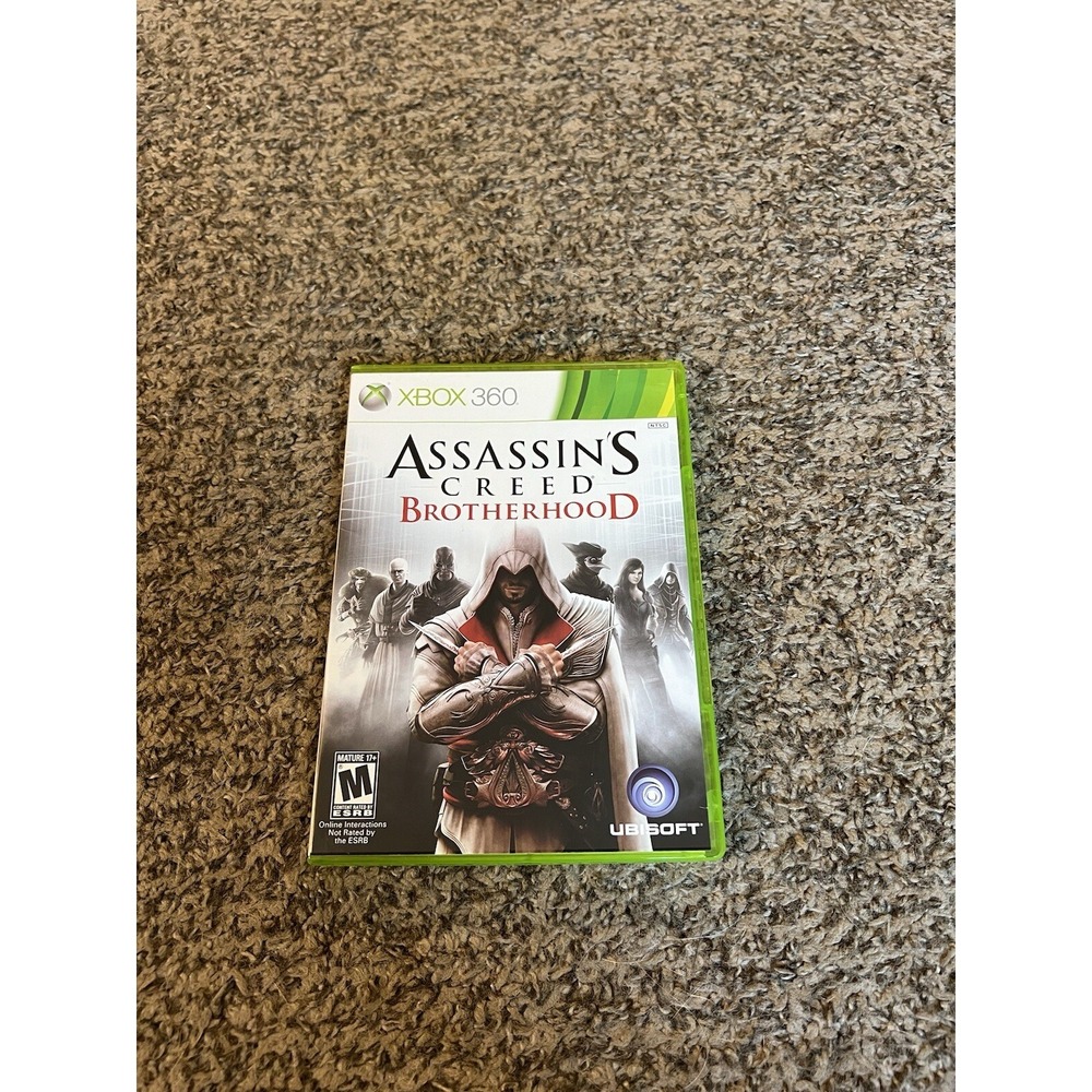 Assassin's‎ Creed Brotherhood Xbox 360 Ubisoft Action Adventure Game NTSC M